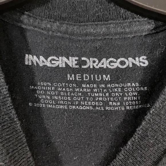 Imagine Dragons Black Mercury World Tour Band‎ Tee - Picture 2 of 4